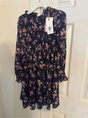 GRACE KARIN Girls' Spring Long Sleeve flower dress size 10Y